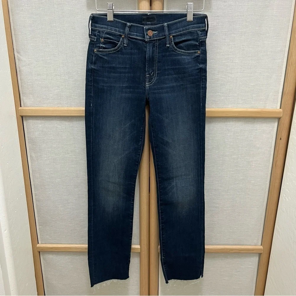 MOTHER The Rascal Ankle Snippet in Here Kitty Kitty Size 24